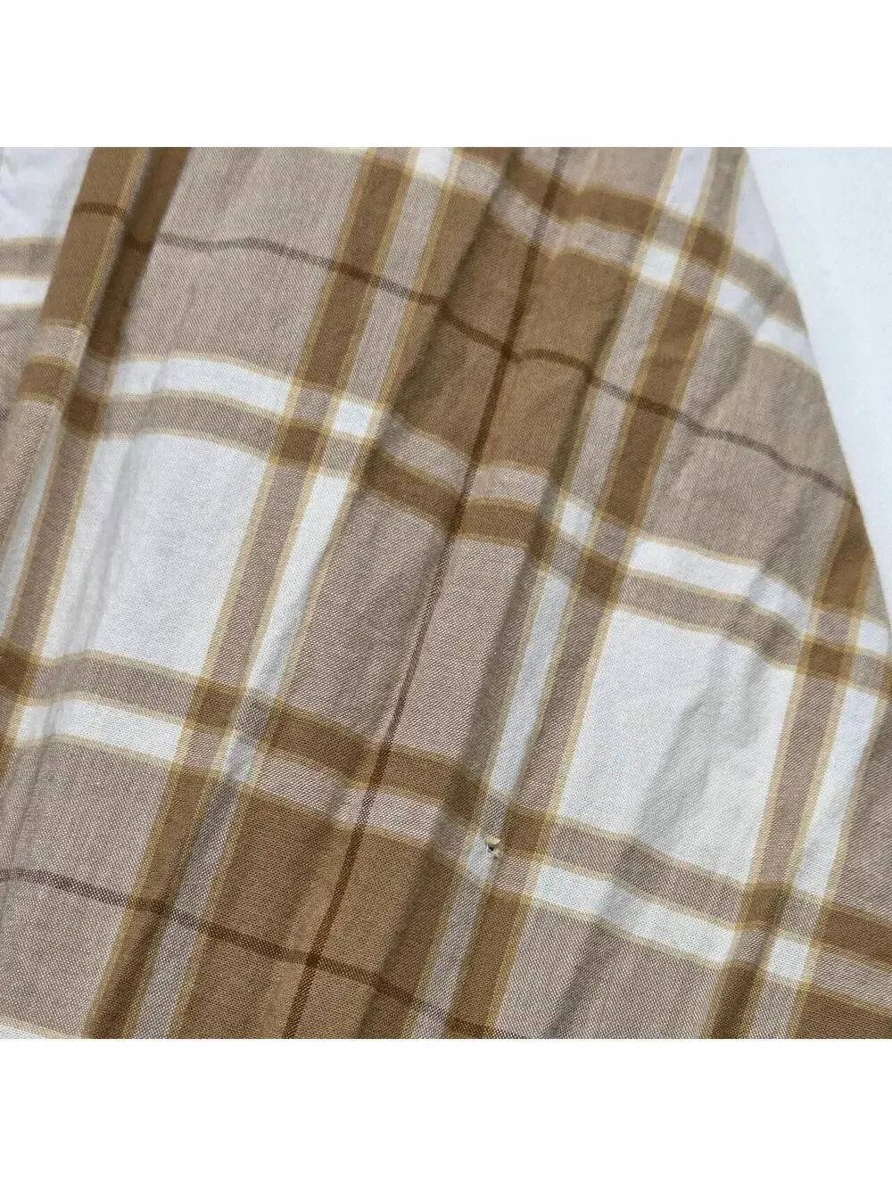 Banana Republic Men's Brown and Tan Shirt